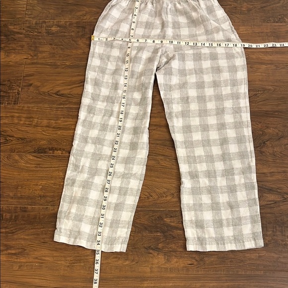 Charter Club Cozy Cotton Women’s Pajamas in Gray Checkered Pattern, Sz PS - Picture 8 of 8